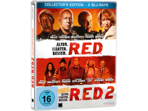 R.E.D.---R.E.D.-2-(Steelbook-Edition)---(Blu-ray)