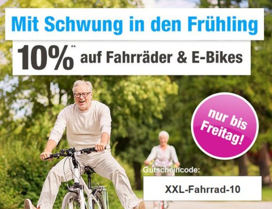 Gartenxxl De 10 Rabatt Auf Alle Fahrrader Und E Bikes Juppp De